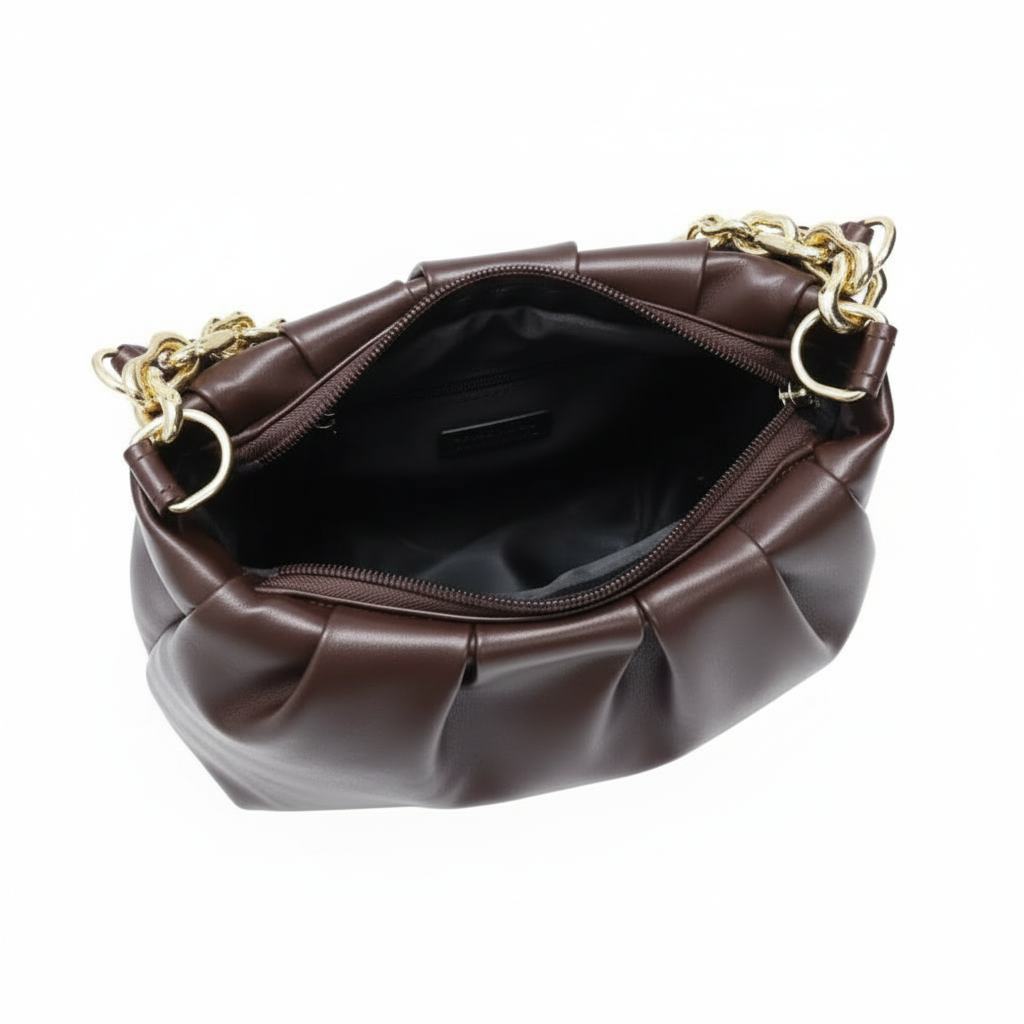 Brown Leather luxury Handbag