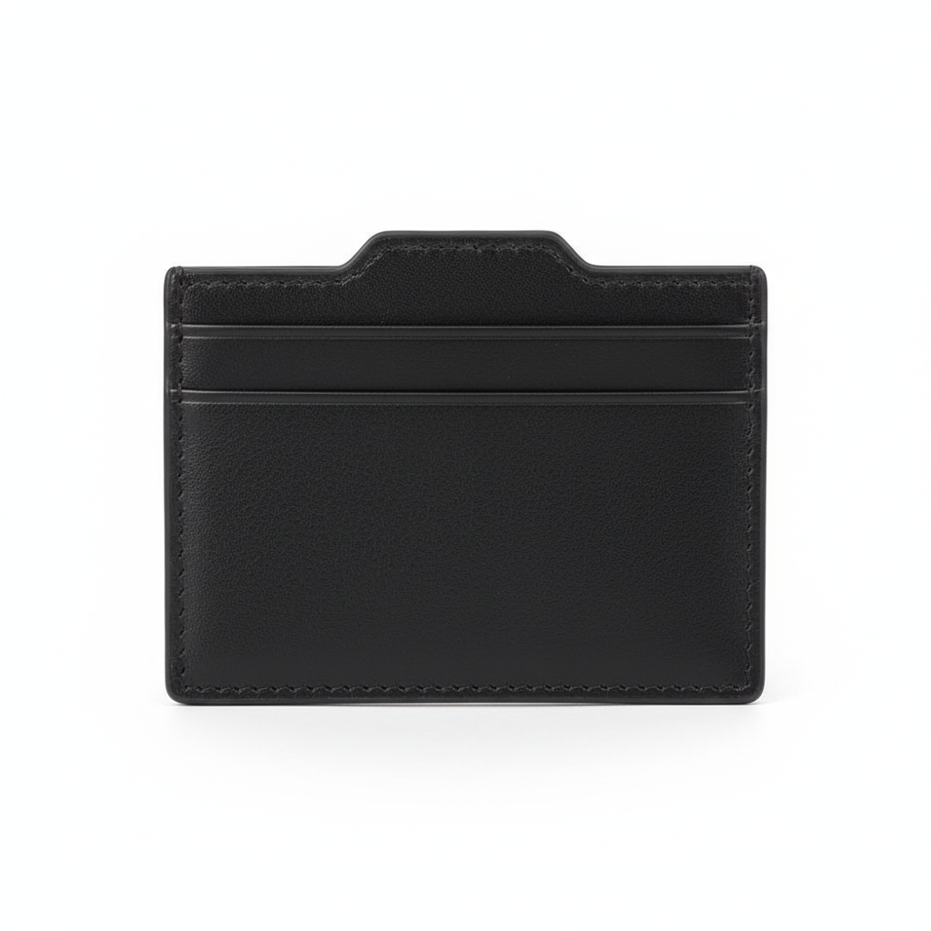 Men's Black Wallet with Genuine Leather