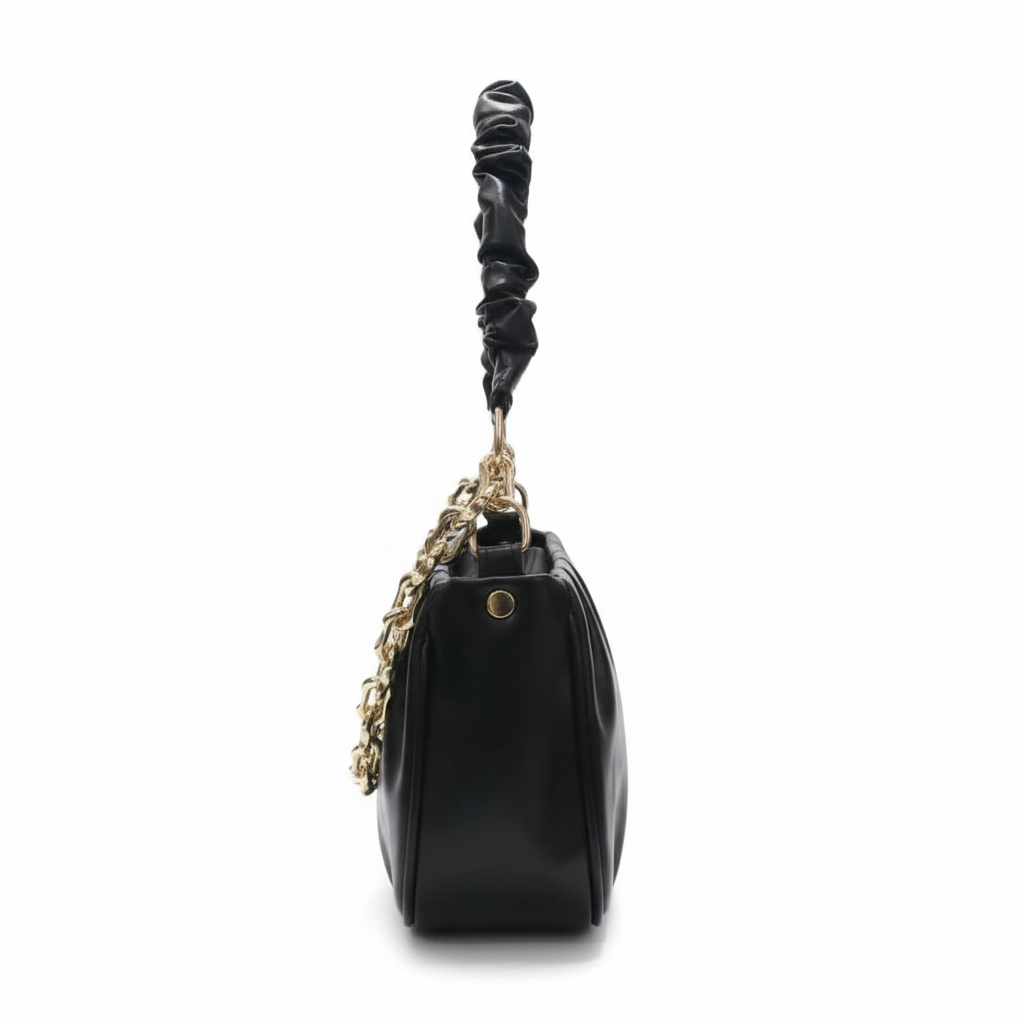Black Leather luxury Handbag