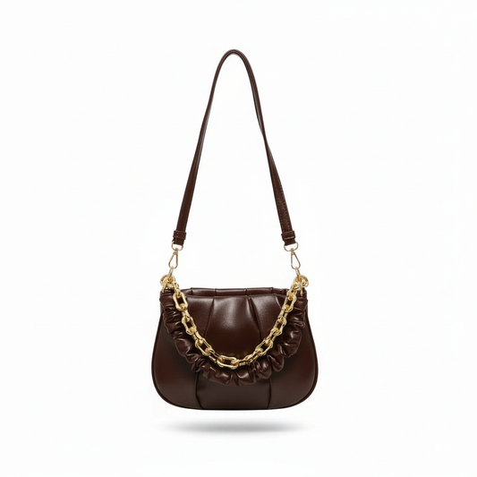 Brown Leather luxury Handbag