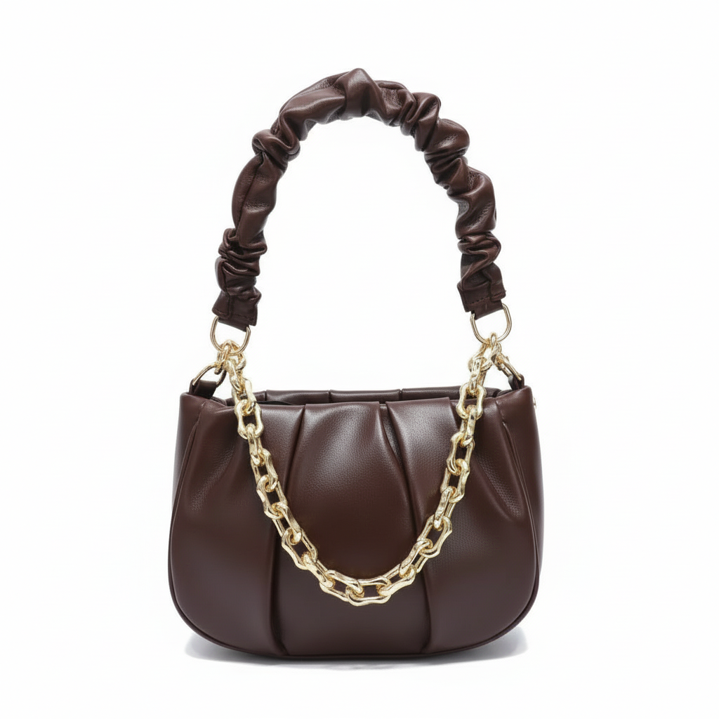 Brown Leather luxury Handbag