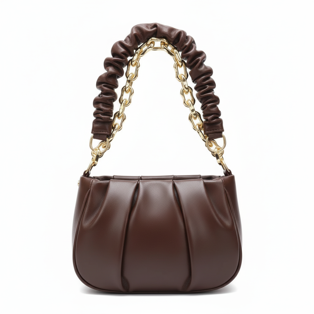 Brown Leather luxury Handbag