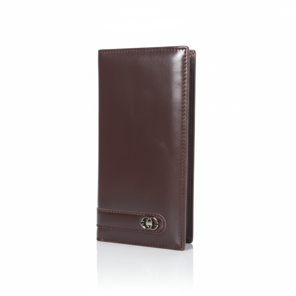 Men's Brown Long Wallet Premium Leather