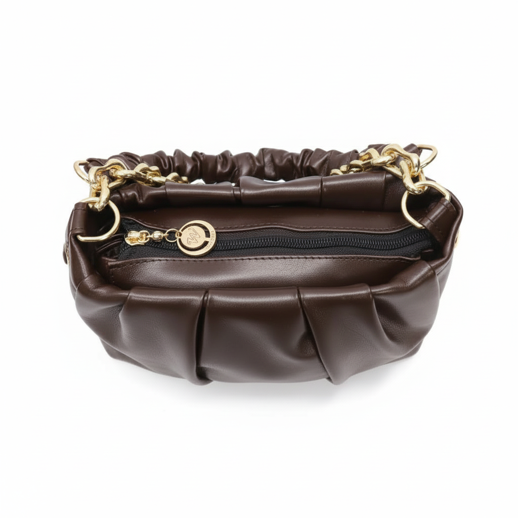 Brown Leather luxury Handbag