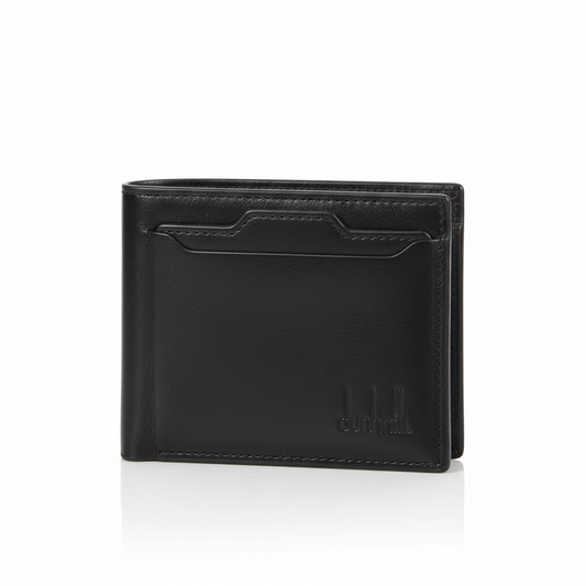 Men's Black Wallet with Genuine Leather